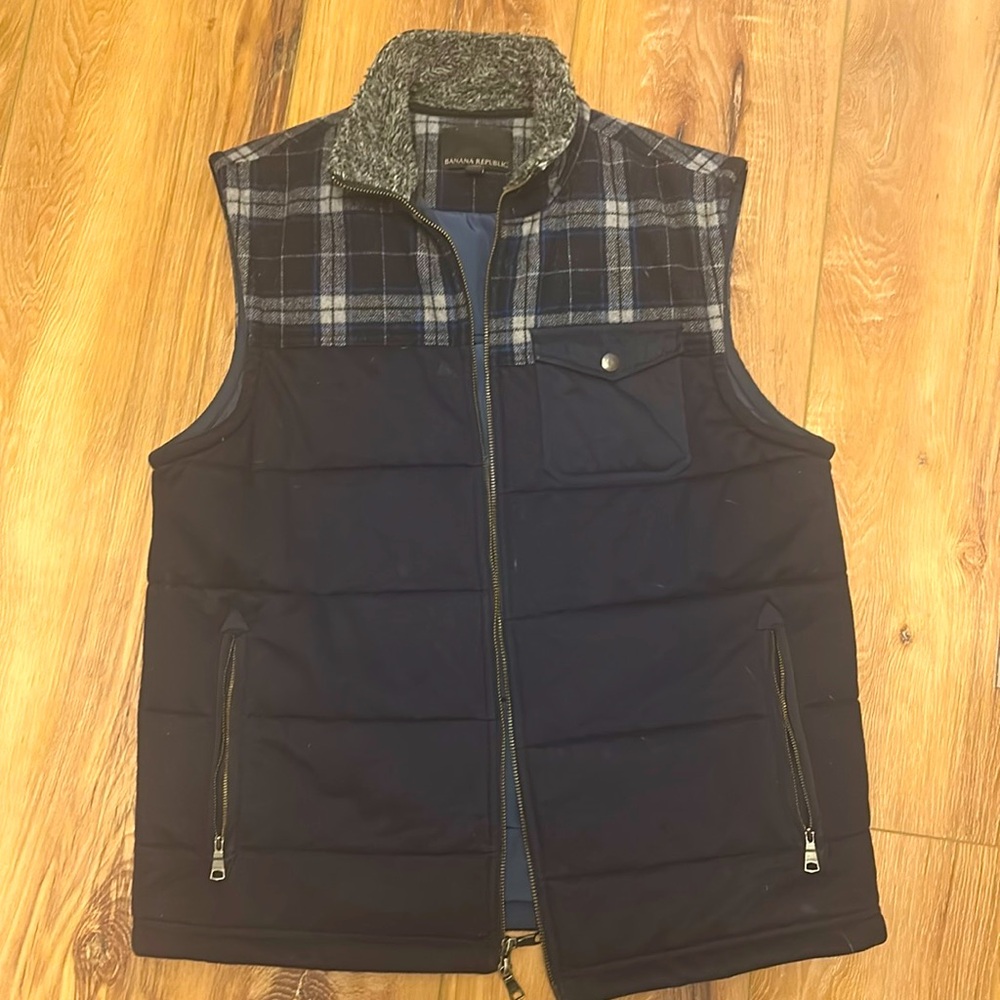 Banana Republic vest (cotton/wool/poly blend)